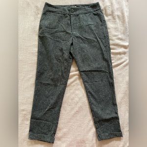 Boyfriend fit tweed slouchy slack